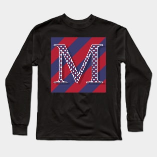 Old Glory Letter M Long Sleeve T-Shirt